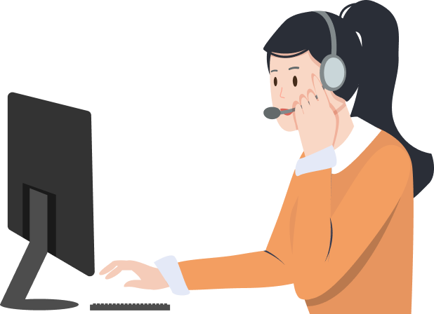 電話職 イメージイラスト